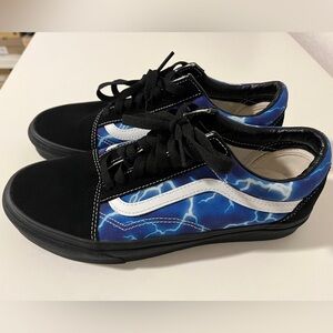 Sale $25.   Vans Old Skool Lightning Shoes.